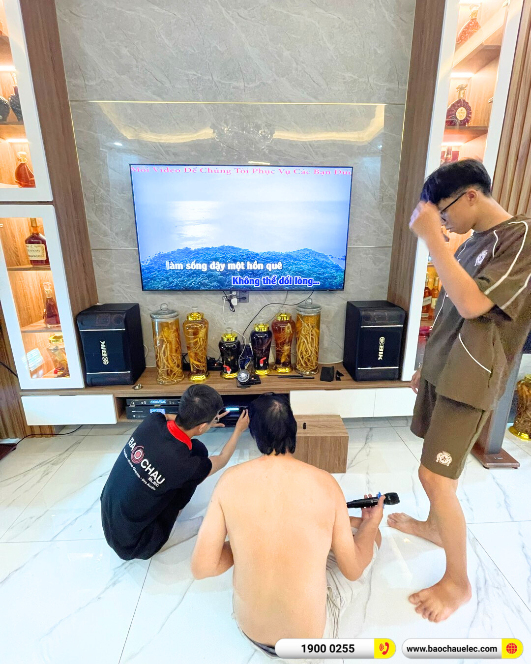 Lắp đặt dàn karaoke BIK hơn 32tr cho anh Hiếu tại Vũng Tàu