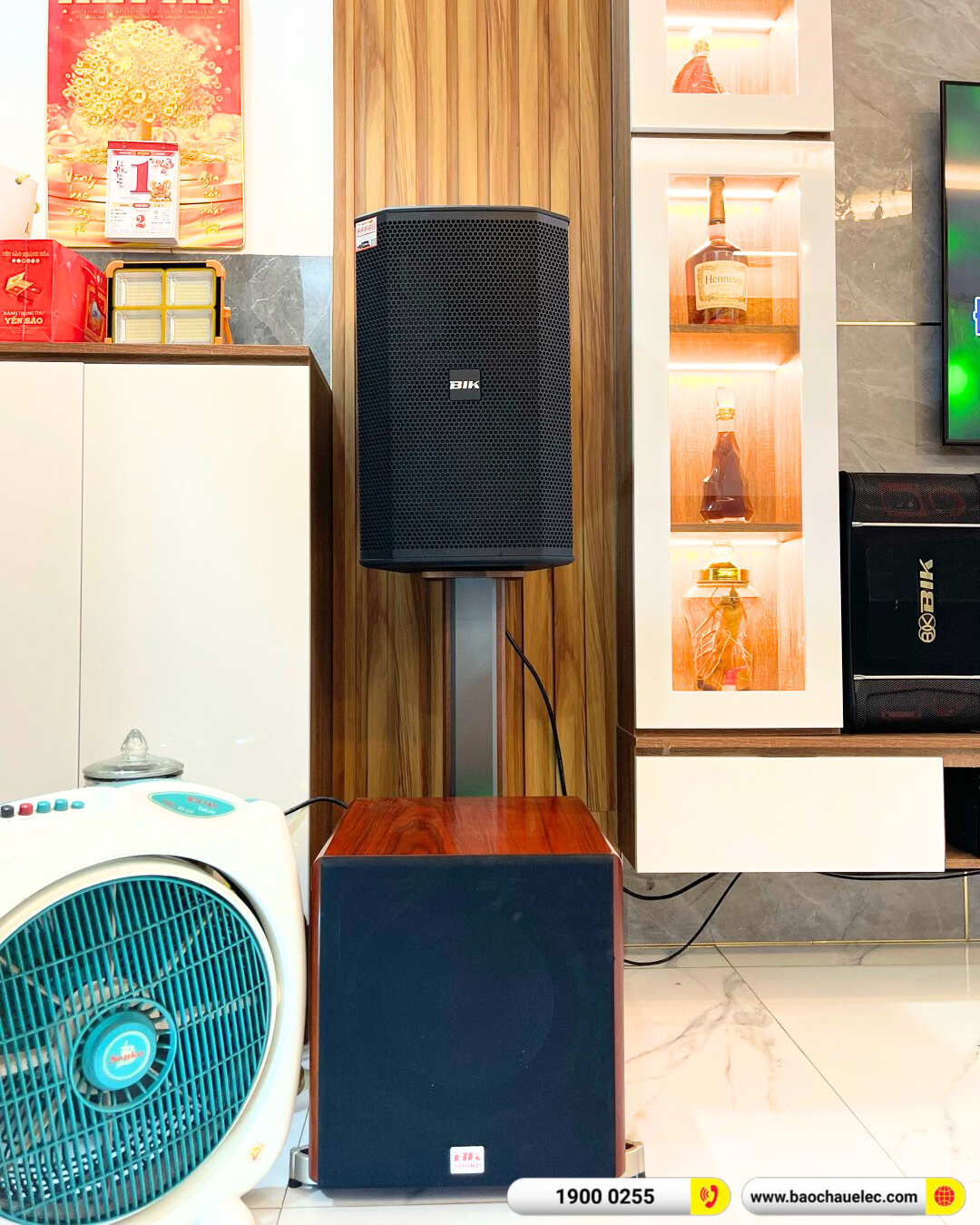 Lắp đặt dàn karaoke BIK hơn 32tr cho anh Hiếu tại Vũng Tàu