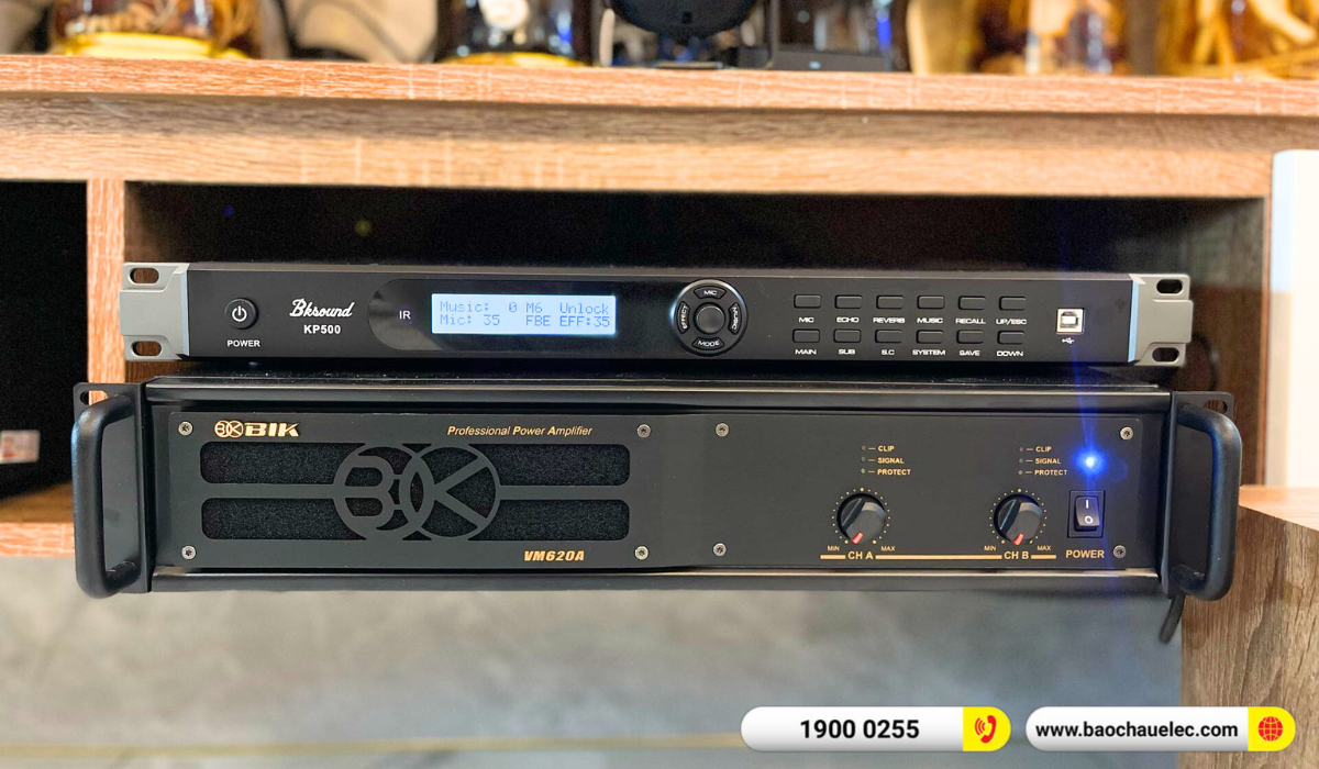 Lắp đặt dàn karaoke BIK hơn 32tr cho anh Hiếu tại Vũng Tàu