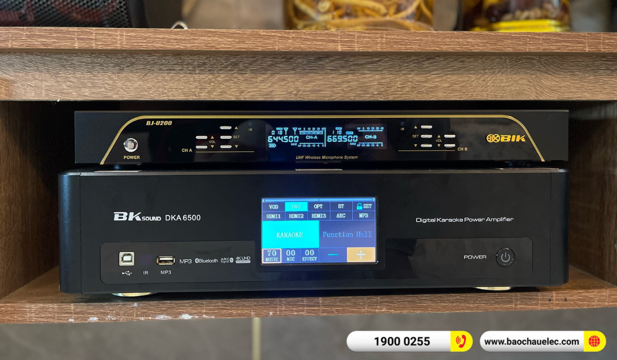 Lắp đặt dàn karaoke BIK hơn 32tr cho anh Hiếu tại Vũng Tàu