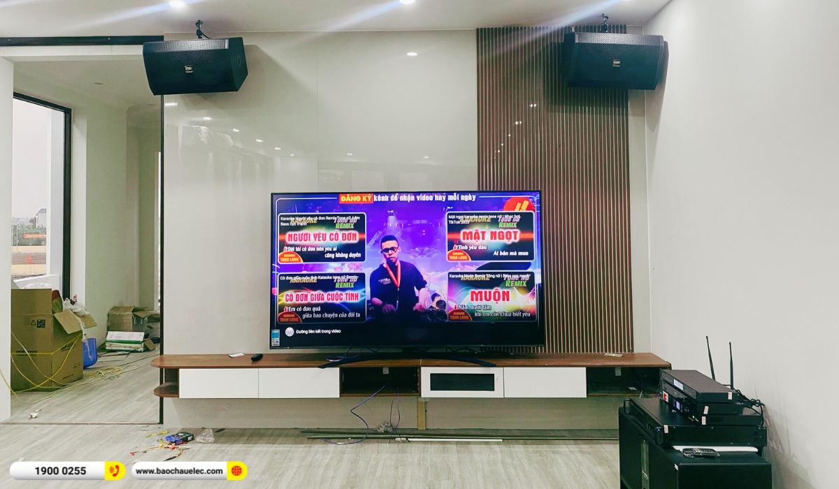 Lắp đặt dàn karaoke BIK hơn 52tr cho anh Hoàng tại Thái Bình