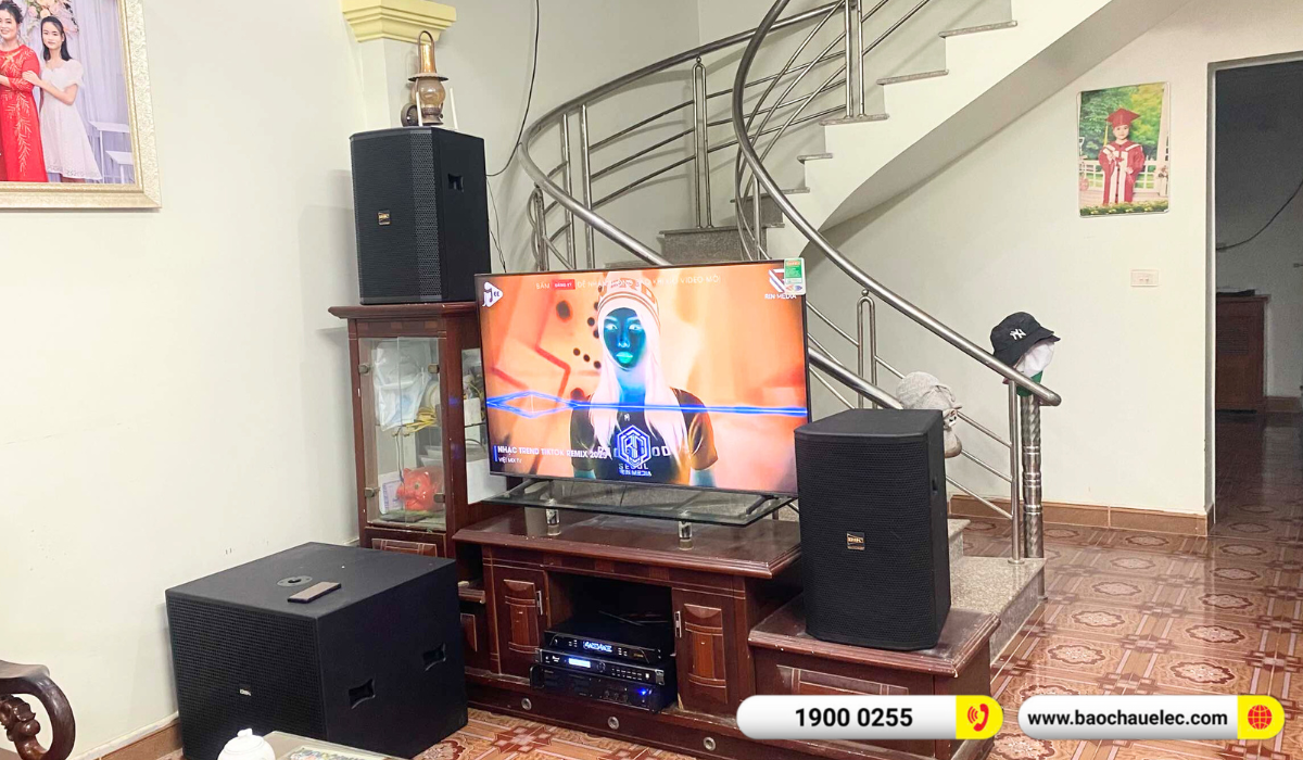 Lắp đặt dàn karaoke BIK hơn 50tr cho anh Huy tại Hải Phòng