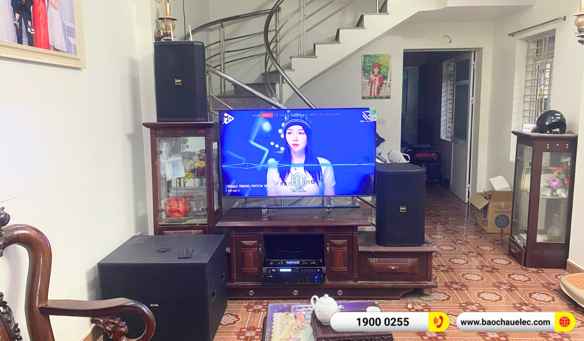 Lắp đặt dàn karaoke BIK hơn 50tr cho anh Huy tại Hải Phòng