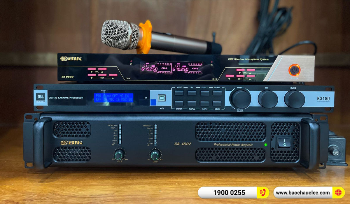 Lắp đặt dàn karaoke BIK hơn 41tr cho anh Lập tại Đồng Nai