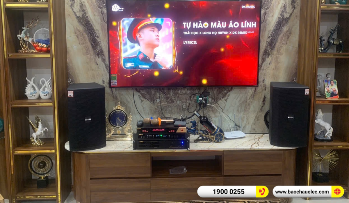 Lắp đặt dàn karaoke BIK hơn 33tr cho anh Lộc tại Bắc Ninh