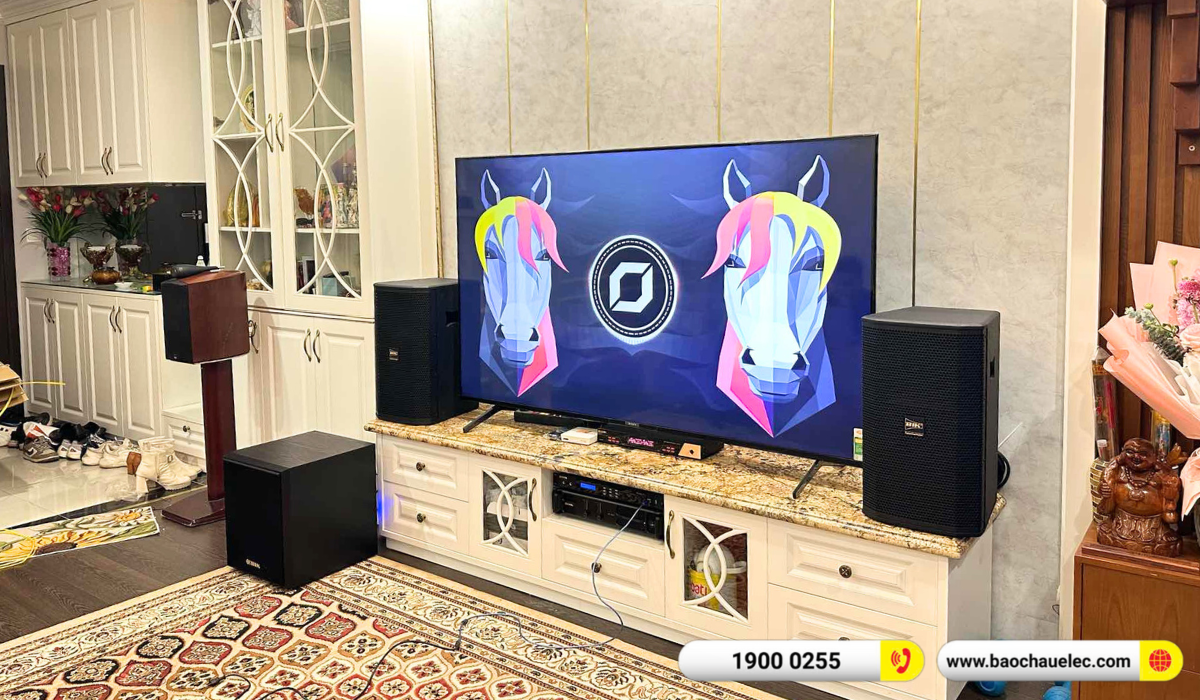 Lắp đặt dàn karaoke BIK hơn 42tr cho anh Lục tại hà Nội