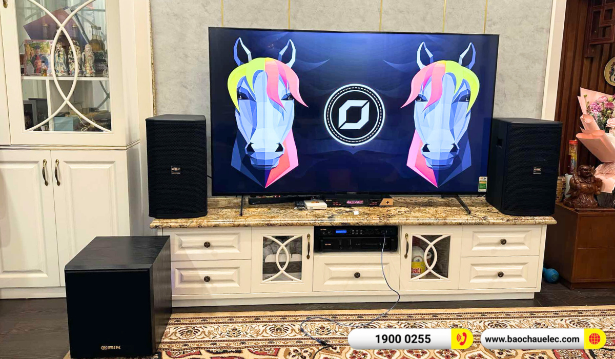 Lắp đặt dàn karaoke BIK hơn 42tr cho anh Lục tại hà Nội