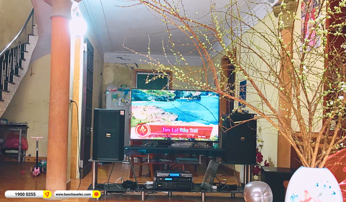 Lắp đặt dàn karaoke BIK gần 40tr cho anh Quang tại Bắc Ninh