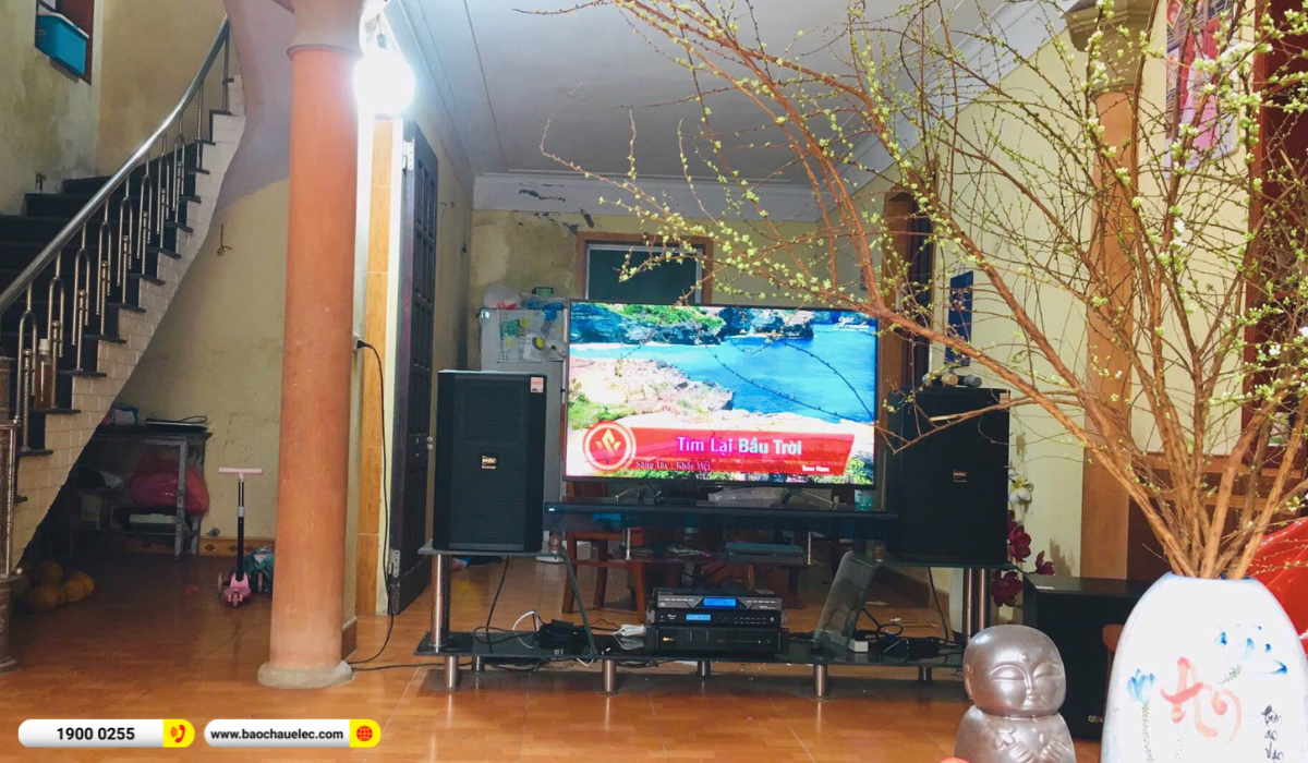 Lắp đặt dàn karaoke BIK gần 40tr cho anh Quang tại Bắc Ninh