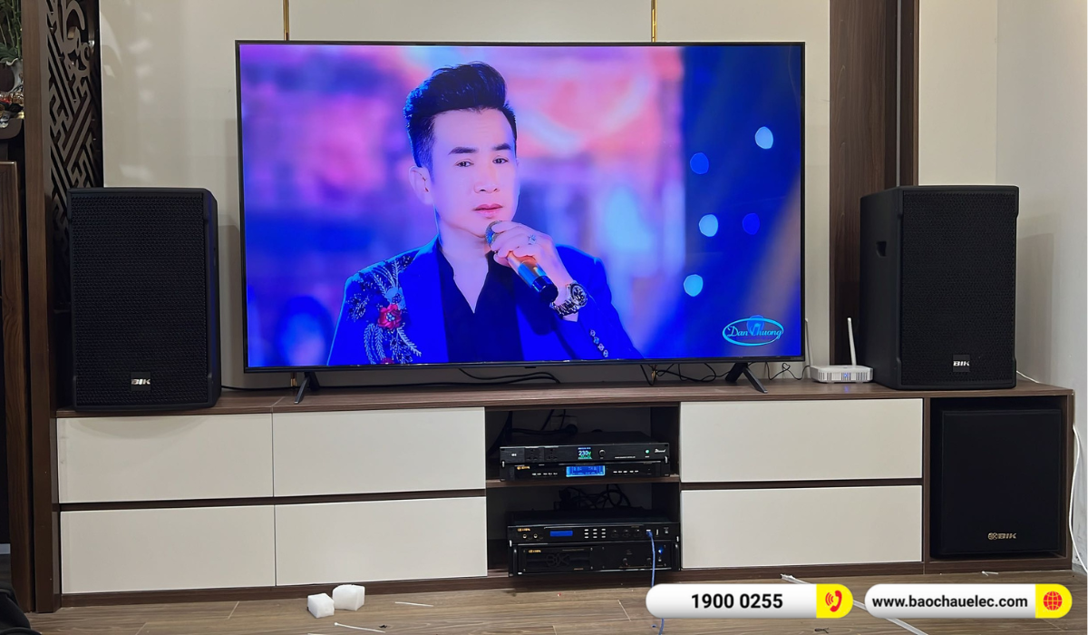 Lắp đặt dàn karaoke BIK hơn 43tr cho anh Sơn tại Hà Nội