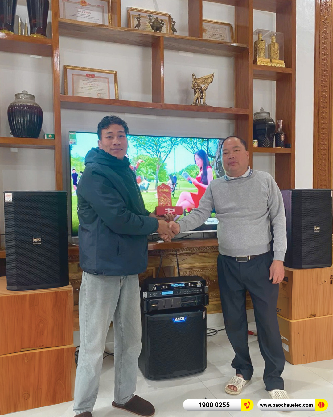 Lắp đặt dàn karaoke BIK hơn 44tr cho anh Thắng tại Thanh Hóa