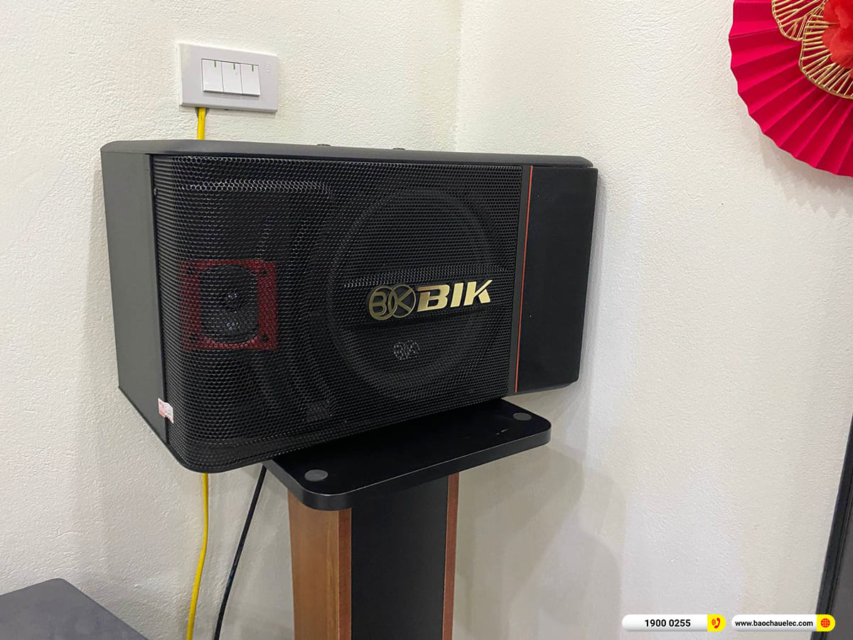 Lắp đặt dàn karaoke BIK gần 19tr cho anh Thành ở Hà Nội