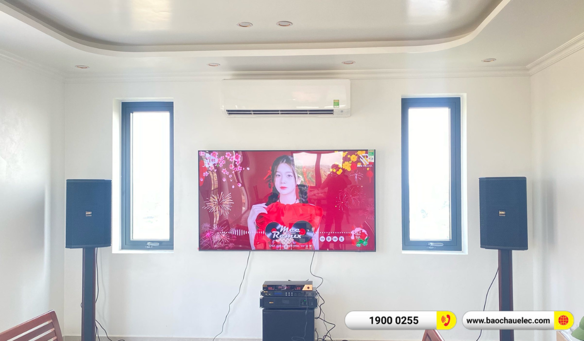 Lắp đặt dàn karaoke BIK hơn 52tr cho anh Thọ tại Hải Phòng