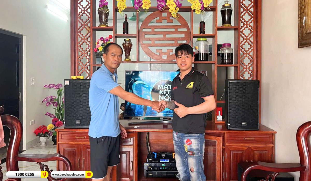 Lắp đặt dàn karaoke BIK gần 45tr cho anh Trường tại Hà Nội