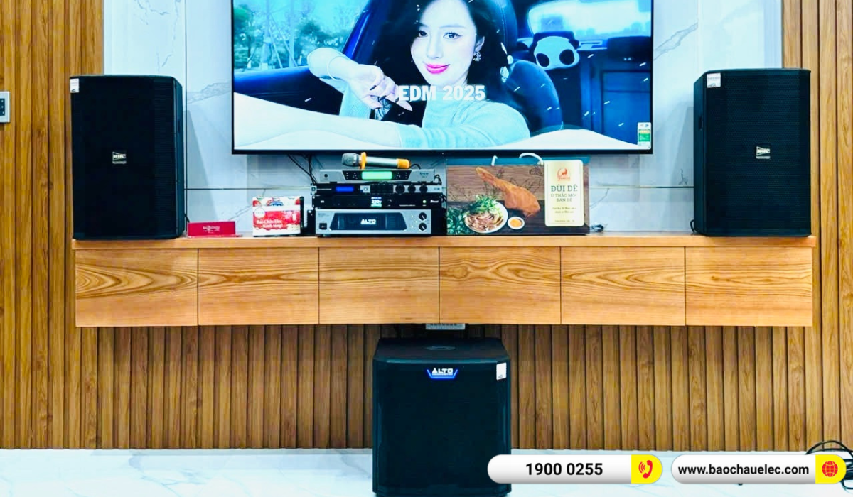 Lắp đặt dàn karaoke BIK hơn 42tr cho anh Viên tại Vũng Tàu