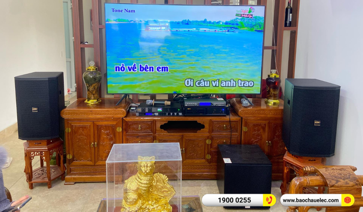 Lắp đặt dàn karaoke BIK hơn 39tr cho chị Hạnh tại Hải Phòng