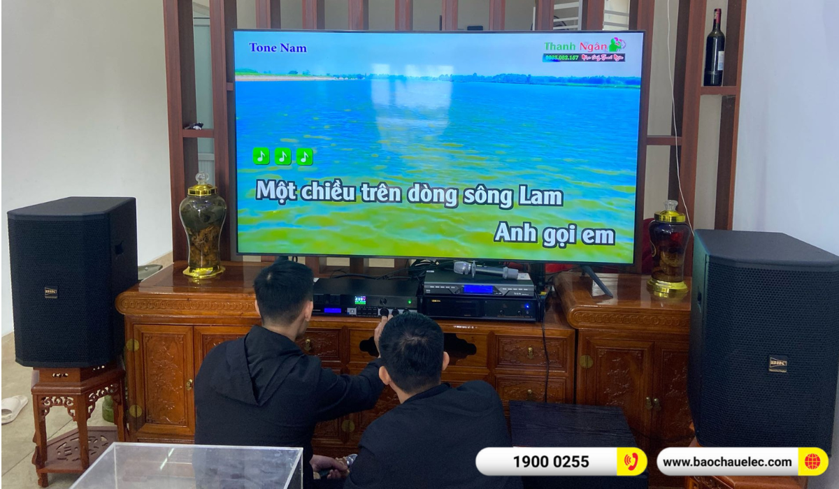 Lắp đặt dàn karaoke BIK hơn 39tr cho chị Hạnh tại Hải Phòng