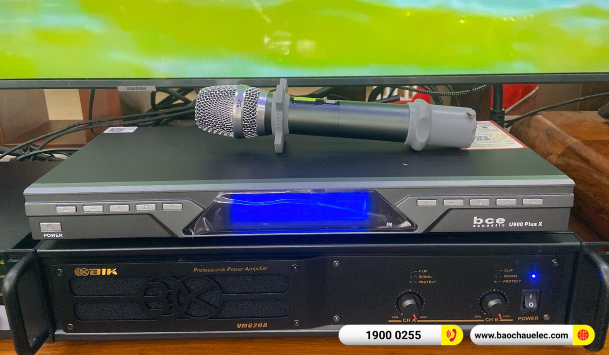 Lắp đặt dàn karaoke BIK hơn 39tr cho chị Hạnh tại Hải Phòng