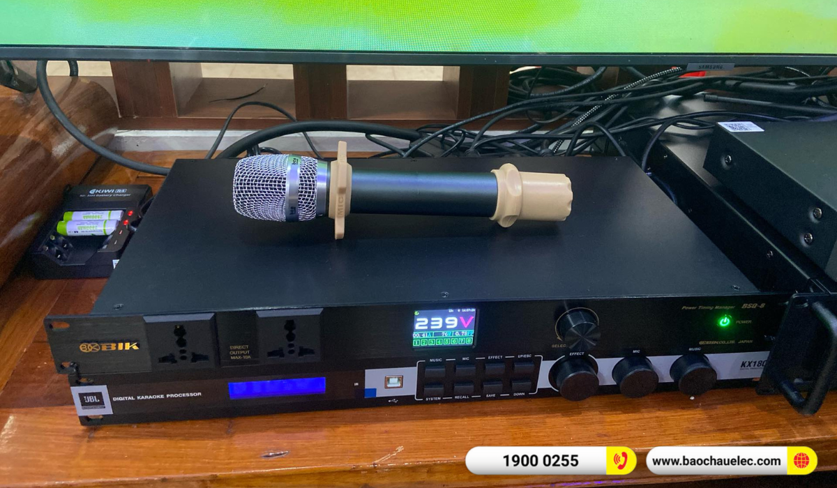 Lắp đặt dàn karaoke BIK hơn 39tr cho chị Hạnh tại Hải Phòng