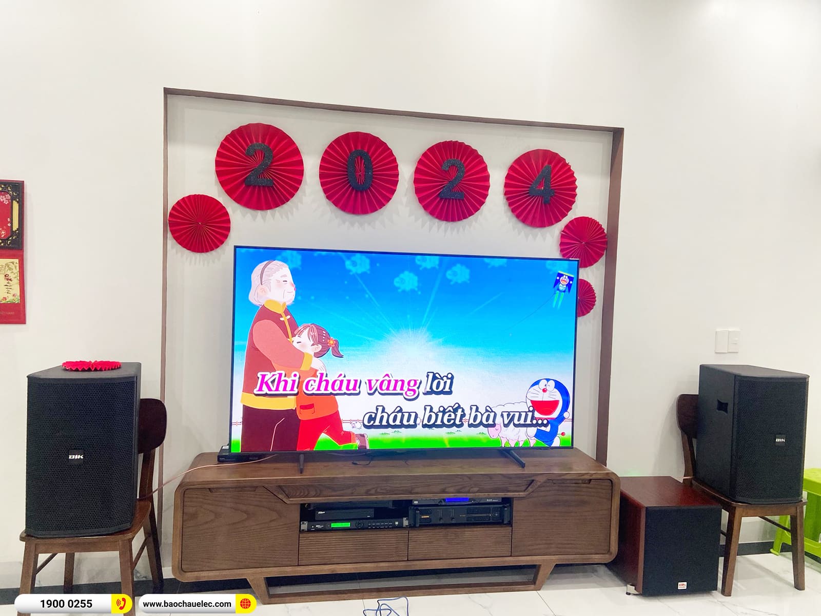 Lắp đặt dàn karaoke BIK gần 36tr cho chị Hương ở Hải Phòng