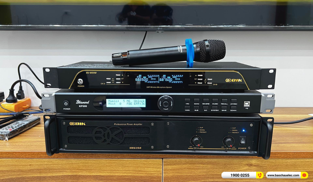 Lắp đặt dàn karaoke BIK hơn 35tr cho chị Huyền tại Hà Nội