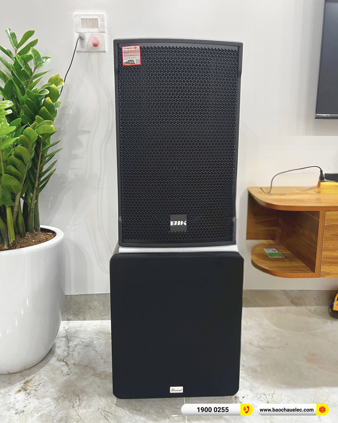 Lắp đặt dàn karaoke BIK hơn 35tr cho chị Huyền tại Hà Nội