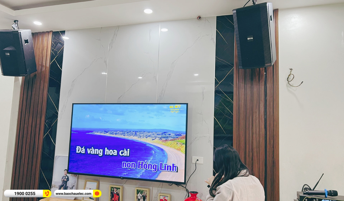 Lắp đặt dàn karaoke BIK hơn 33tr cho chị Liên tại Hà Nội