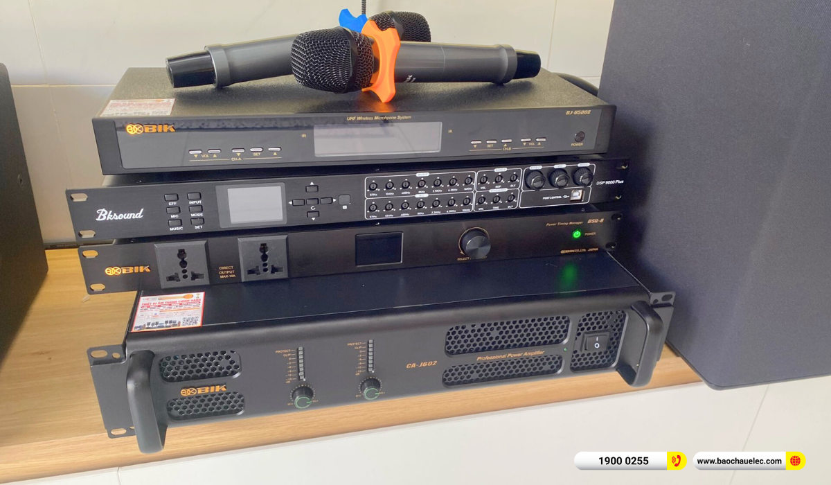Lắp đặt dàn karaoke BIK gần 39tr cho chị Loan tại TP HCM