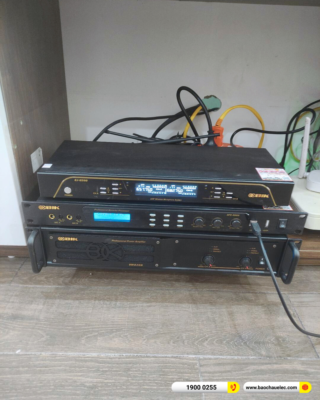 Lắp đặt dàn karaoke BIK gần 45tr cho chị Nhuần tại Thái Bình
