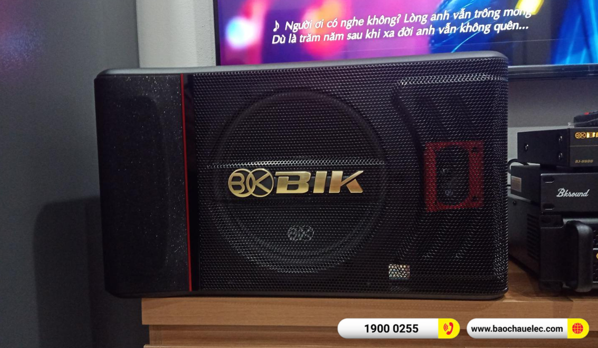 Lắp đặt dàn karaoke BIK hơn 22tr cho chị Phương tại Hà Nội