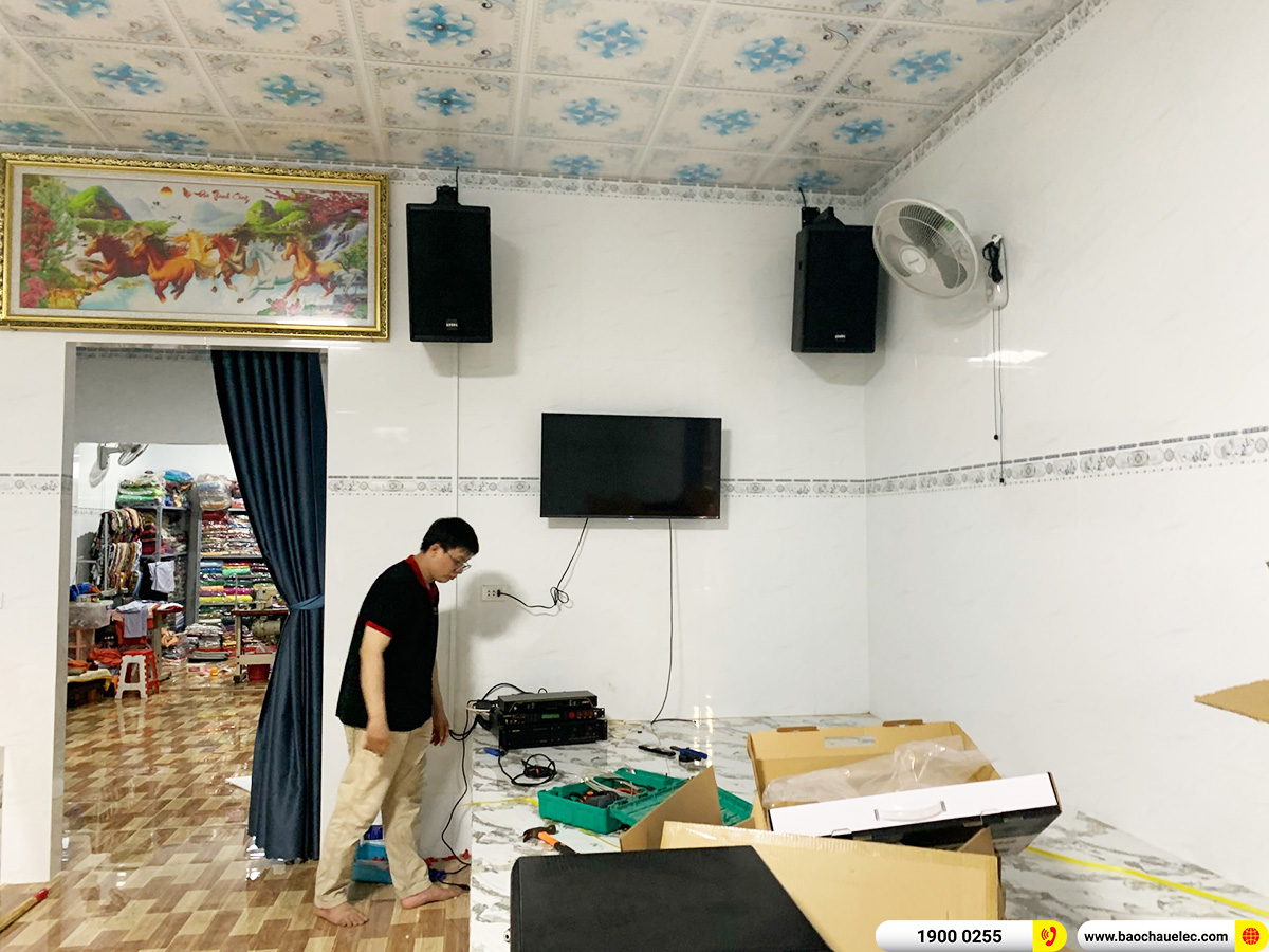 Lắp đặt dàn karaoke BIK hơn 34tr cho chú Thiện ở Tiền Giang