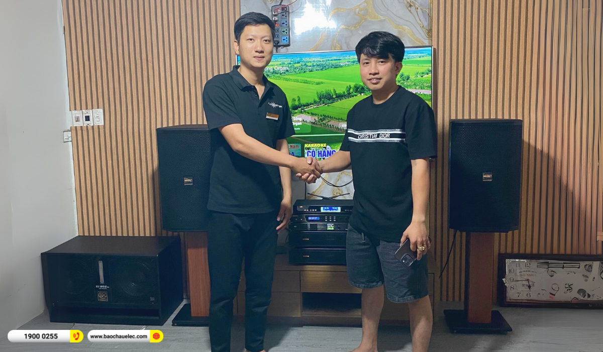 Lắp đặt dàn karaoke BIK gần 60tr cho anh Thành tại Bình Dương