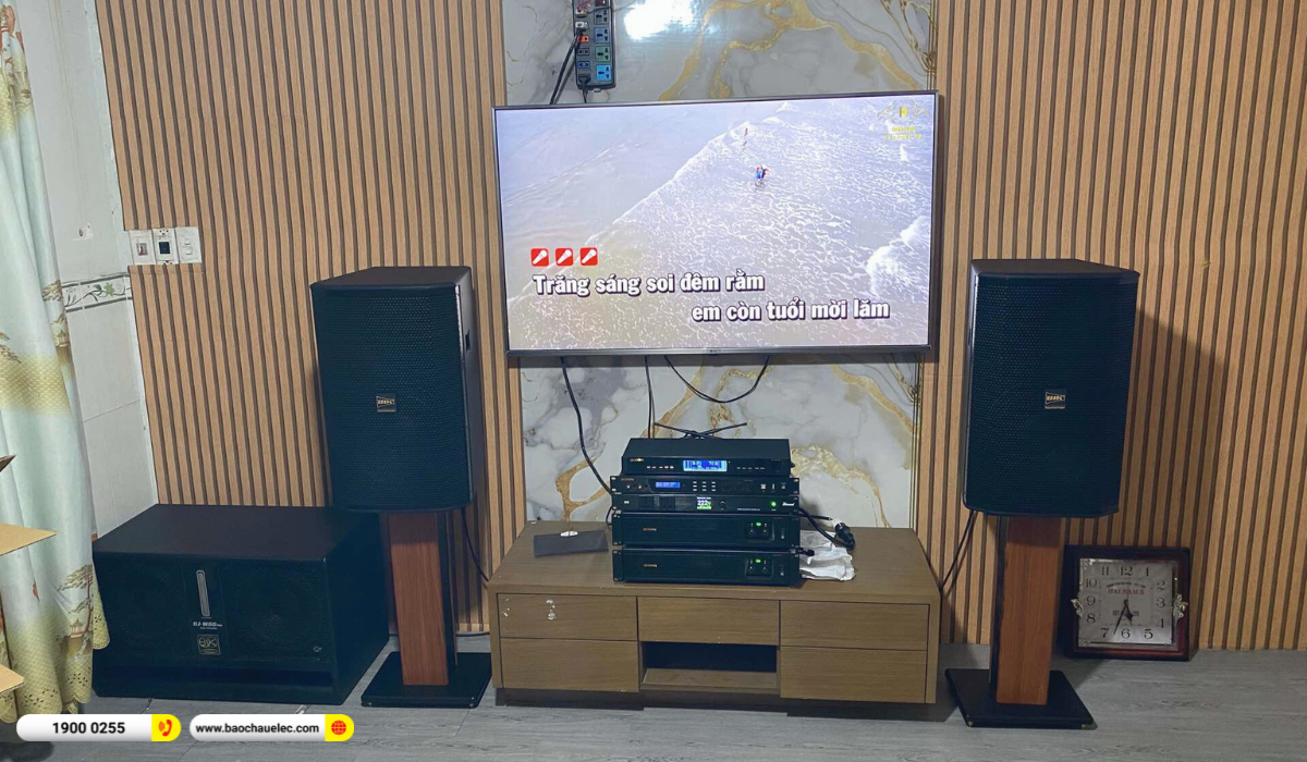 Lắp đặt dàn karaoke BIK gần 60tr cho anh Thành tại Bình Dương