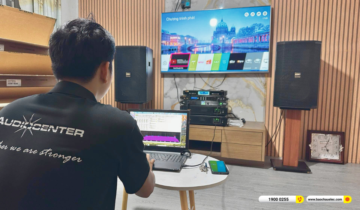 Lắp đặt dàn karaoke BIK gần 60tr cho anh Thành tại Bình Dương