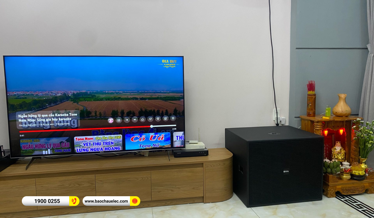 Lắp đặt dàn karaoke BIK gần 64tr cho anh Hoàng tại TP HCM