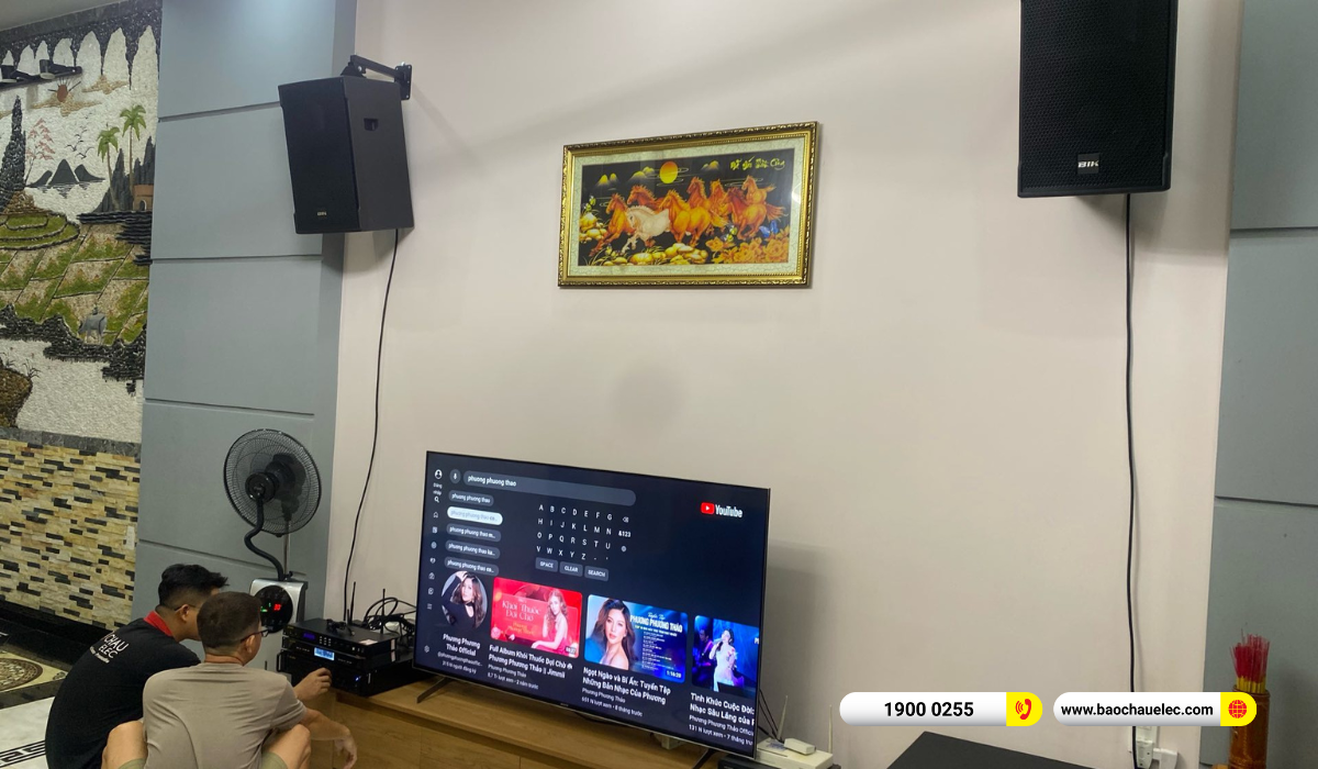 Lắp đặt dàn karaoke BIK gần 64tr cho anh Hoàng tại TP HCM