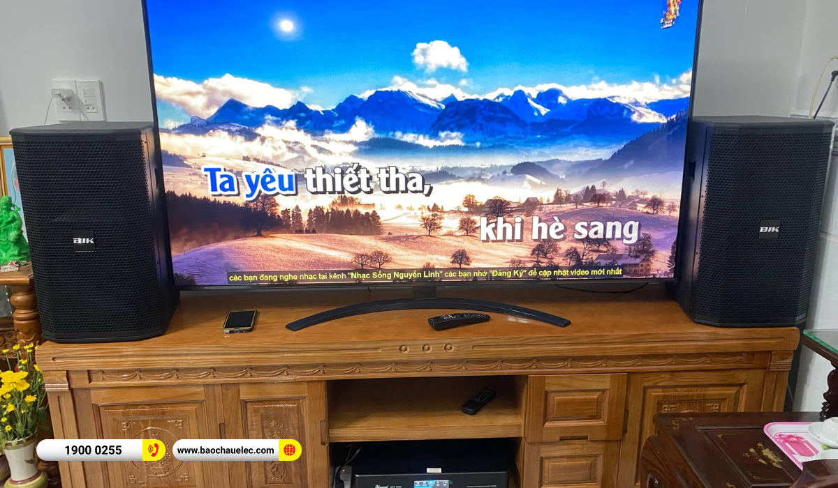 Lắp đặt dàn karaoke BIK hơn 27tr cho anh Luận tại TP HCM