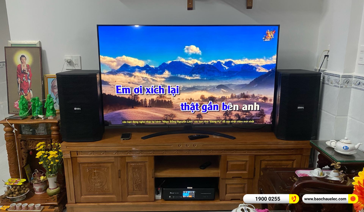 Lắp đặt dàn karaoke BIK hơn 27tr cho anh Luận tại TP HCM