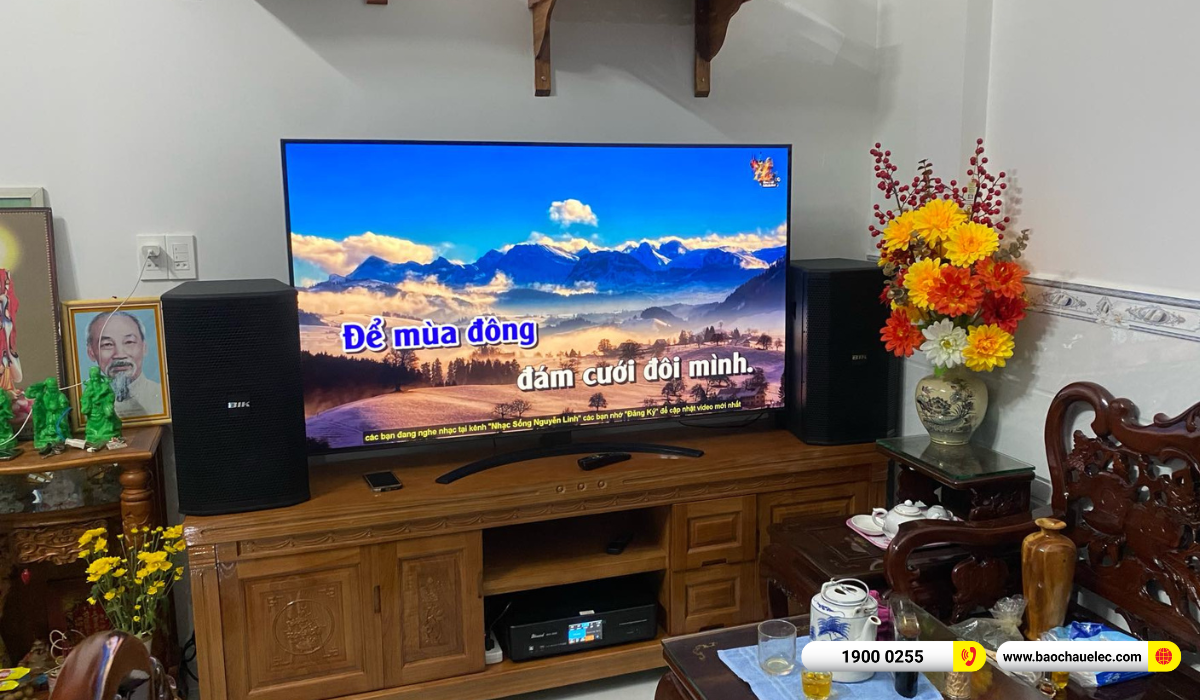 Lắp đặt dàn karaoke BIK hơn 27tr cho anh Luận tại TP HCM