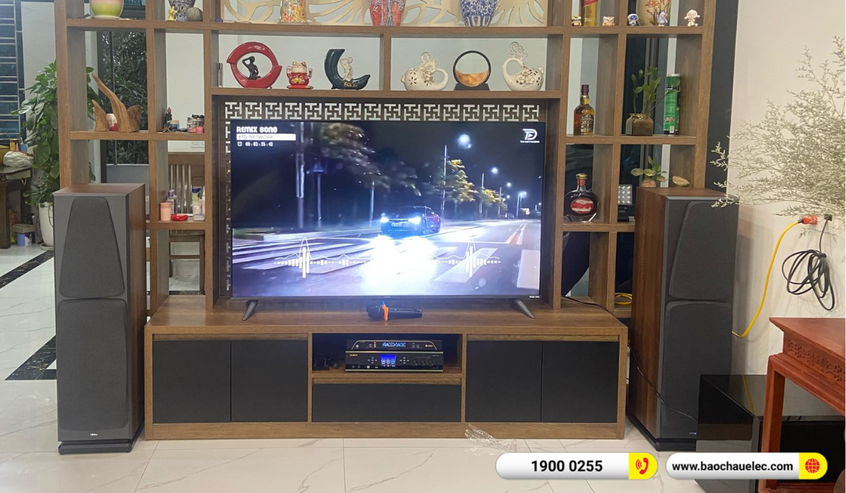 Lắp đặt dàn karaoke BIK hơn 31tr cho anh Triệu tại Hải Phòng