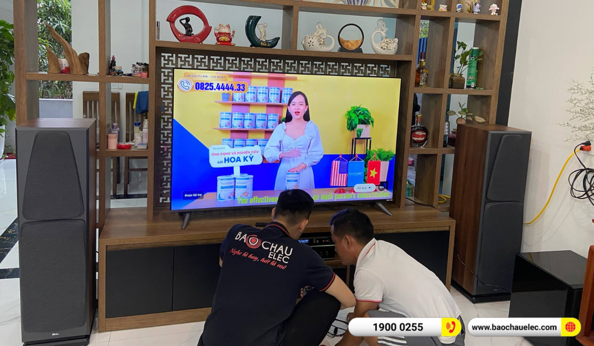 Lắp đặt dàn karaoke BIK hơn 31tr cho anh Triệu tại Hải Phòng