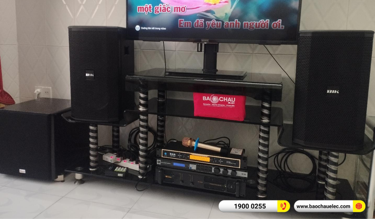 Lắp đặt dàn karaoke BIK hơn 37tr cho chị Mai tại Đồng Nai