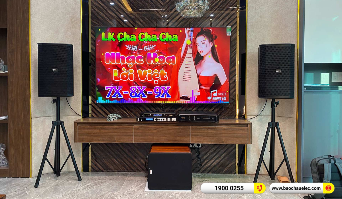 Lắp đặt dàn karaoke BIK hơn 39tr cho chị Hạnh tại Nam Định