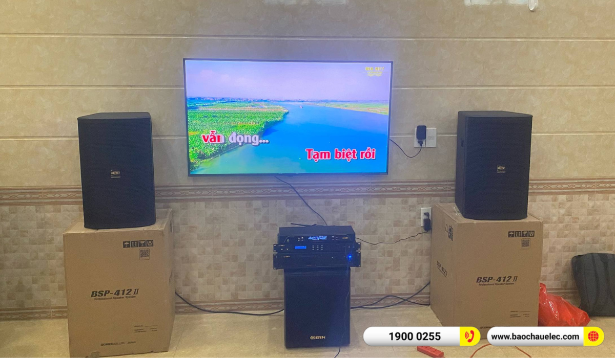 Lắp đặt dàn karaoke BIK hơn 44tr cho anh Diên tại Hải Phòng