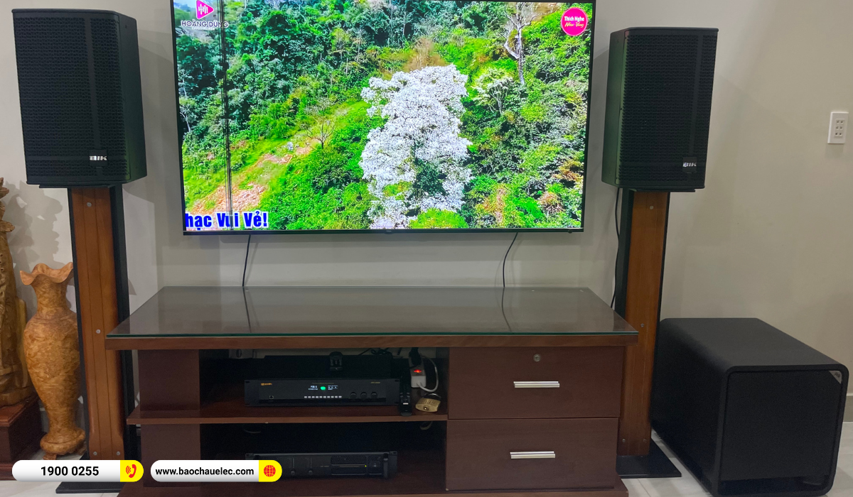 Lắp đặt dàn karaoke BIK hơn 48tr cho anh Chiến tại Thủ Đức