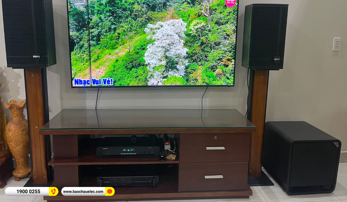 Lắp đặt dàn karaoke BIK hơn 48tr cho anh Chiến tại Thủ Đức