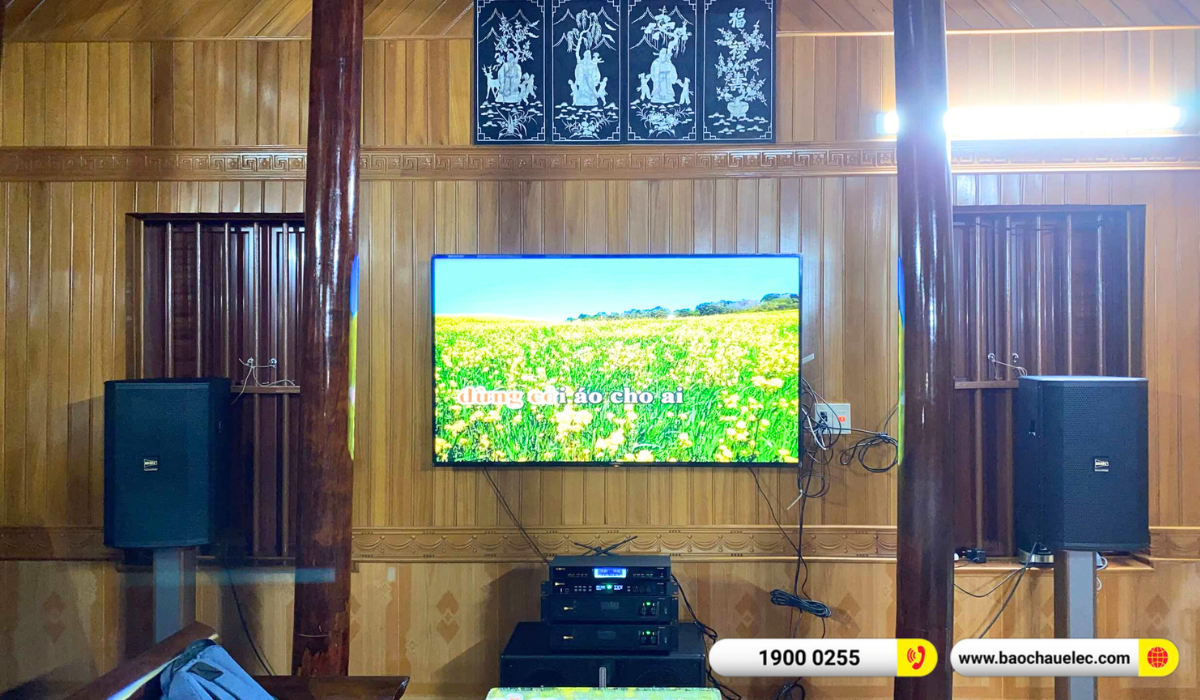 Lắp đặt dàn karaoke BIK hơn 57tr cho anh Thái tại Hải Phòng