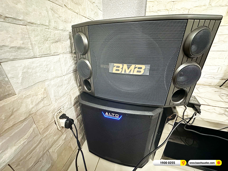 Lắp đặt dàn karaoke BMB hơn 45tr cho anh Của ở TPHCM