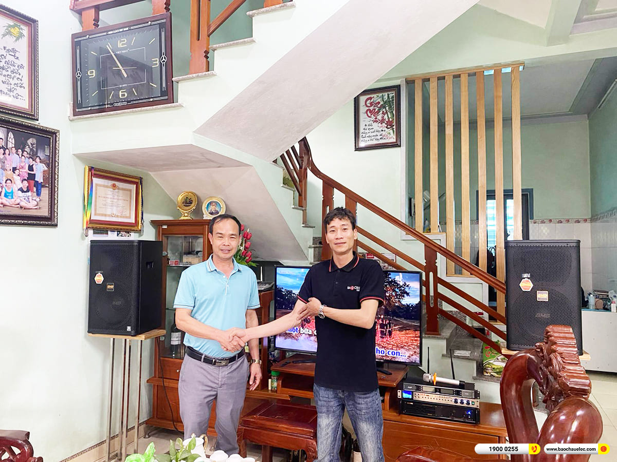 Lắp đặt dàn karaoke BMB gần 41tr cho anh Lục ở Thanh Hóa
