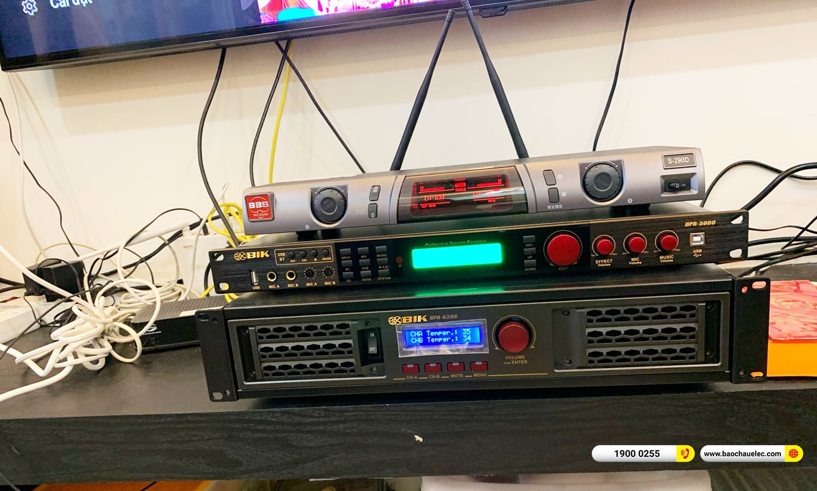  Lắp đặt dàn karaoke BMB hơn 55tr cho anh Quyền ở TPHCM 